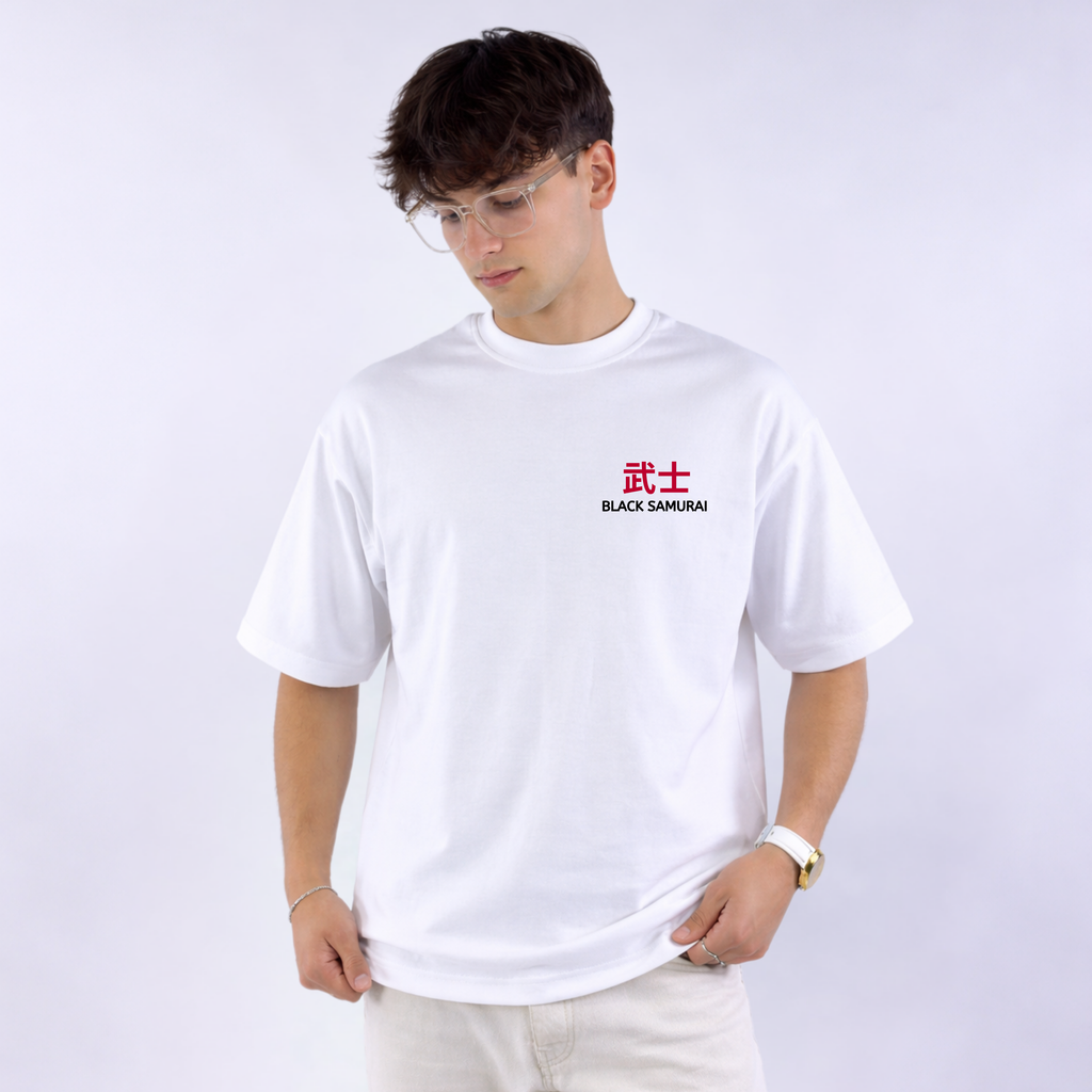T-shirt Oversized -JAPAN- Black Samurai
