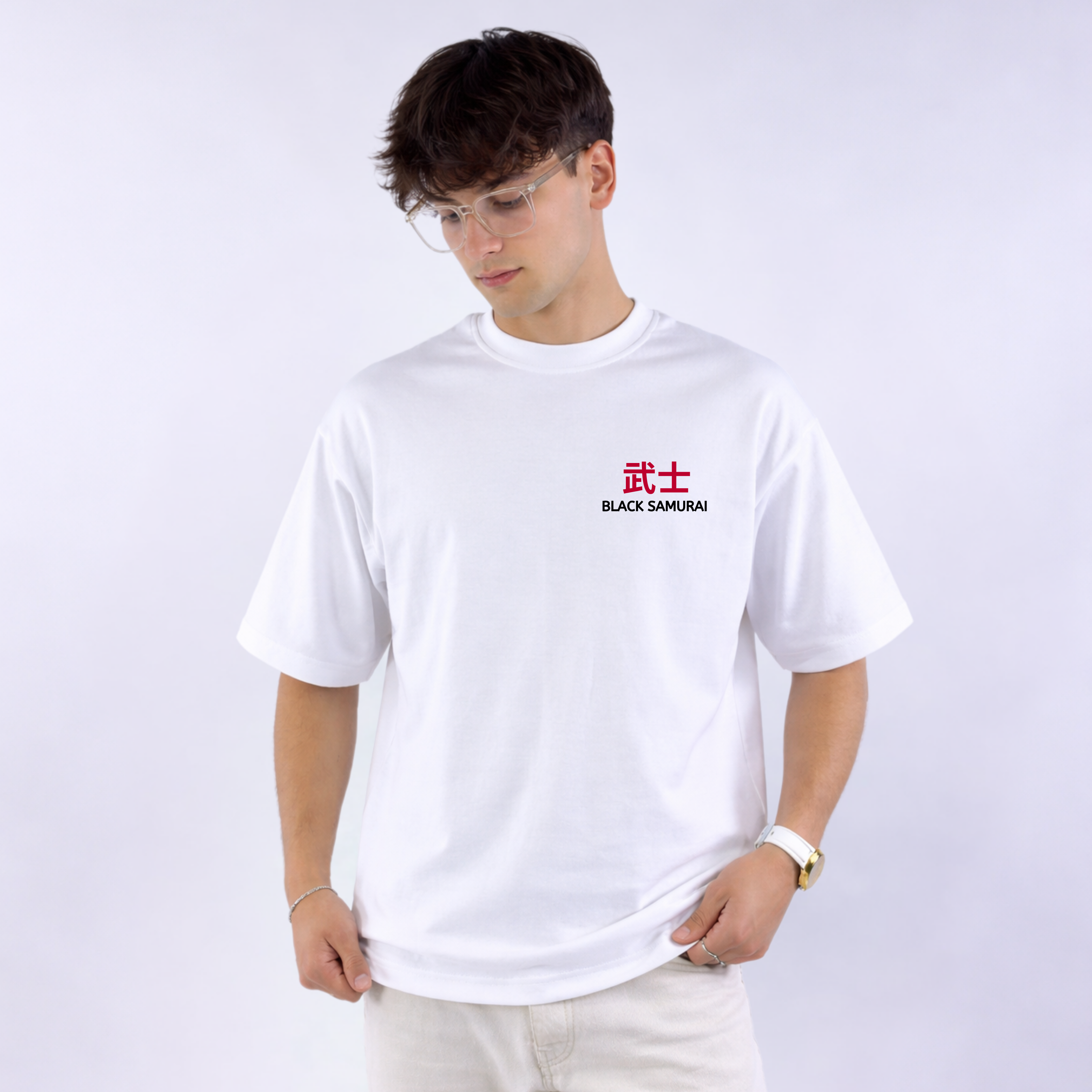 T-shirt Oversized -JAPAN- Black Samurai