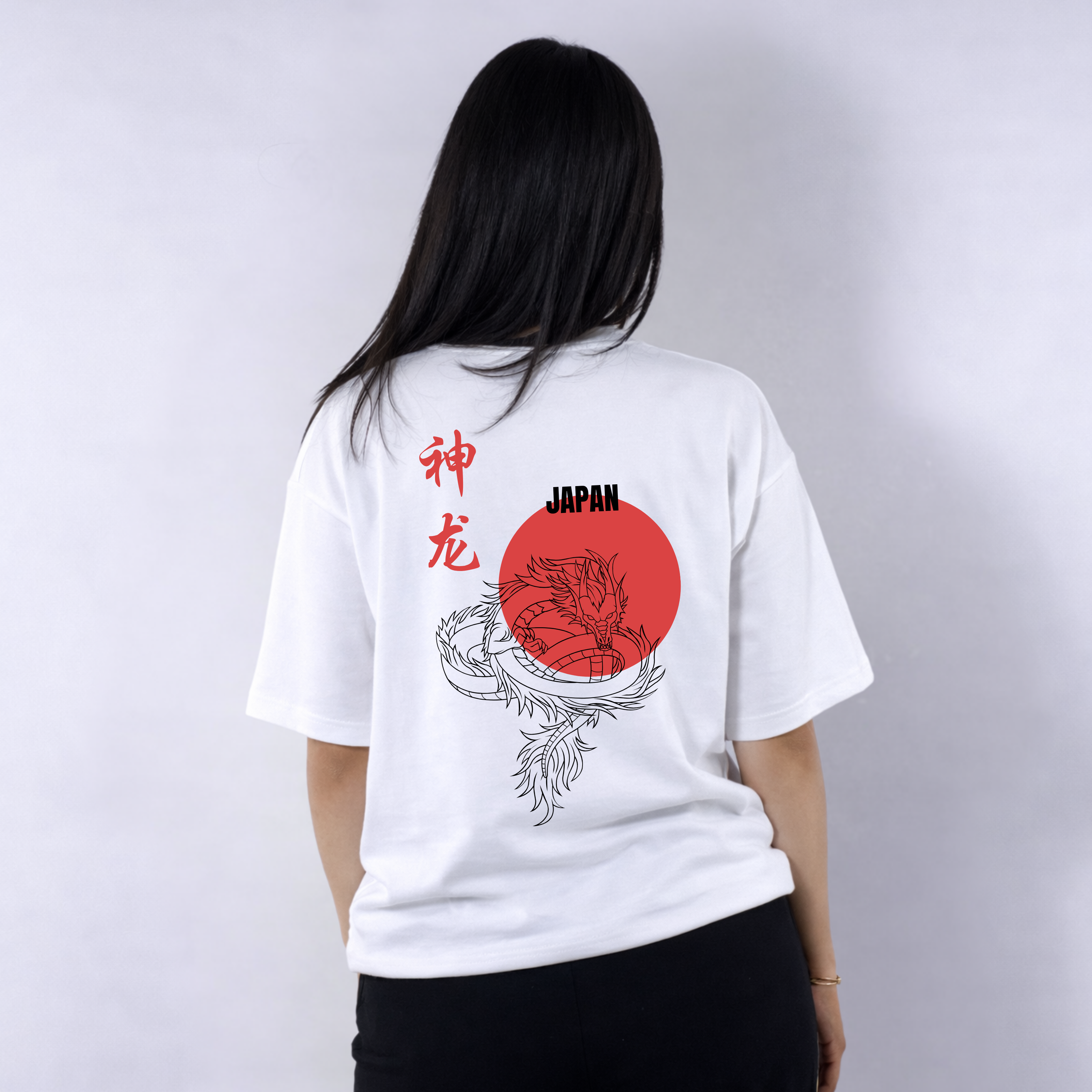 T-shirt Oversized -JAPAN- Sakura DRAGON