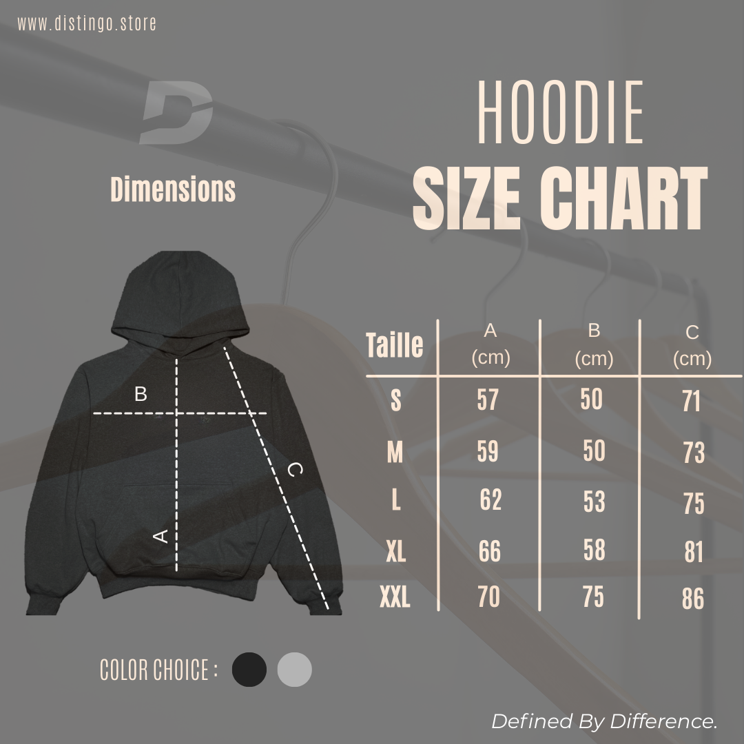 HOODIE OVERSIZED UNISEX - COLLECTION DISTINGO SAVAGE 2026