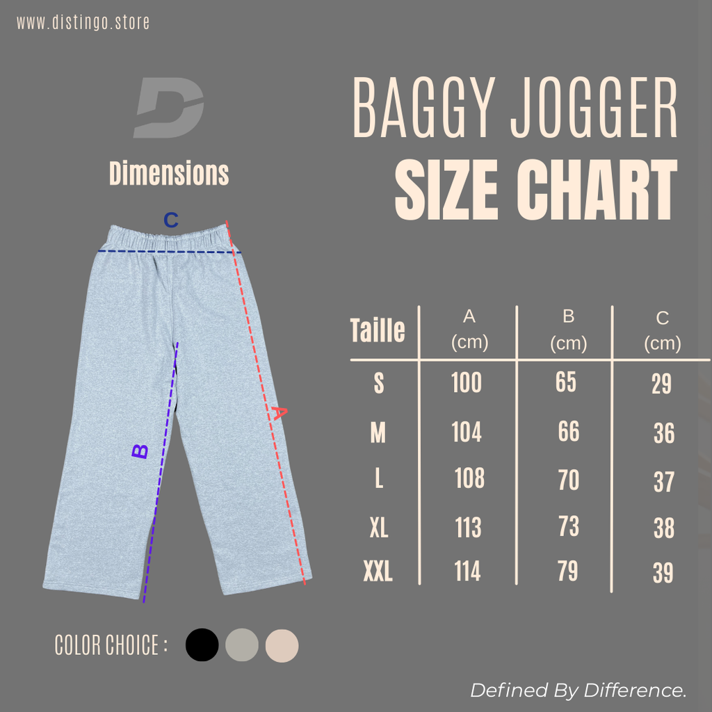 عرض خاص بمناسبة رمضان  |  BAGGY JOGGER OVERSIZED Unisex
