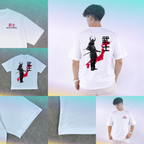 T-shirt Oversized -JAPAN- Black Samurai